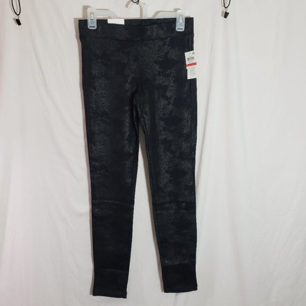 Style & Co Deep Black XS Mid Rise Comfort Waist Leggings (AK)
